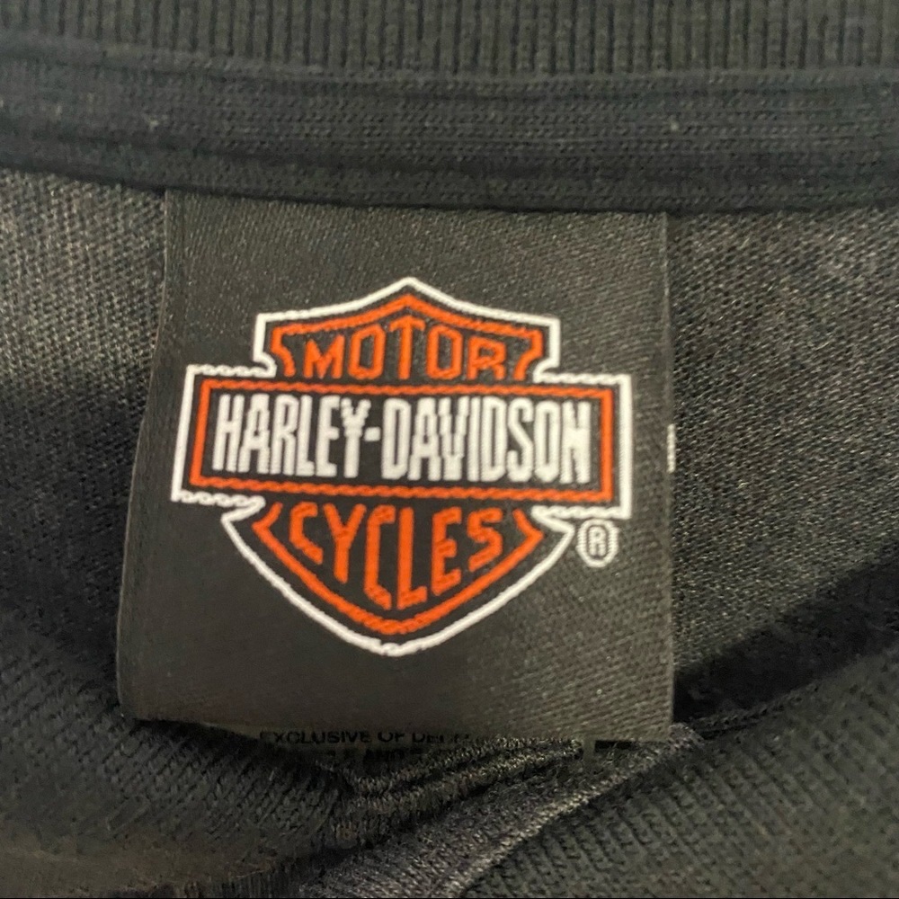 Harley Davidson Polo Shirt Size Large - Picture 8 of 10
